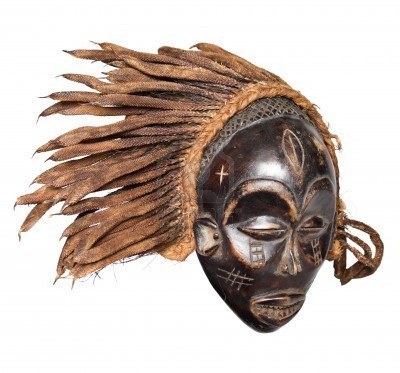 African Tribal Mask Artifact Display Stand, Holder, TA-127B (Mask Not Included)